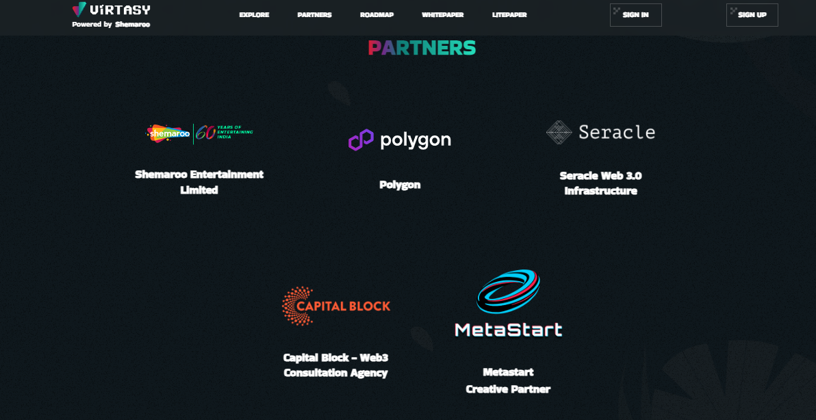 Virtasy NFT marketplace